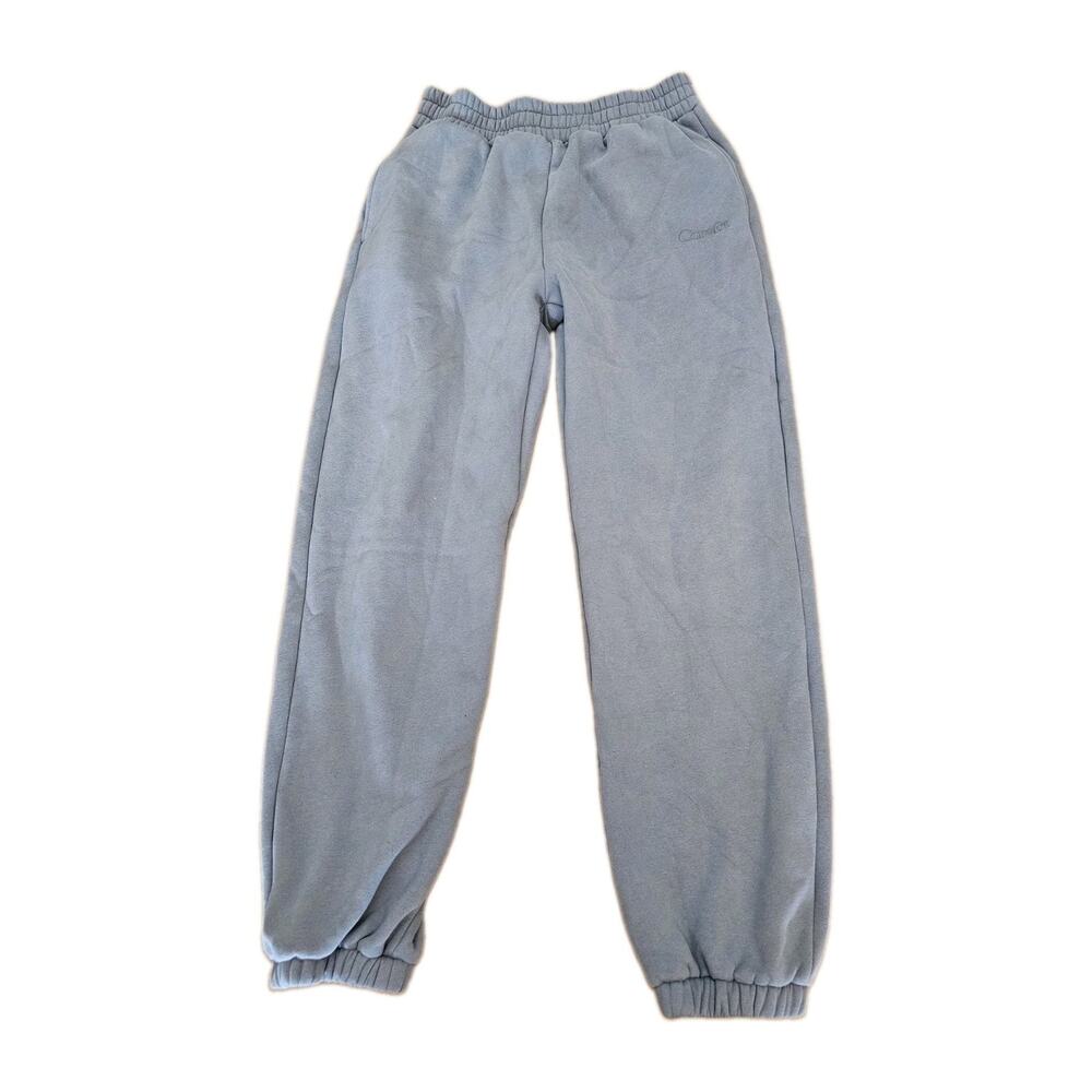 Comfrt Cloud Sweatpants Men’s Blue Willow Cotton Fleece Elastic Waist Large